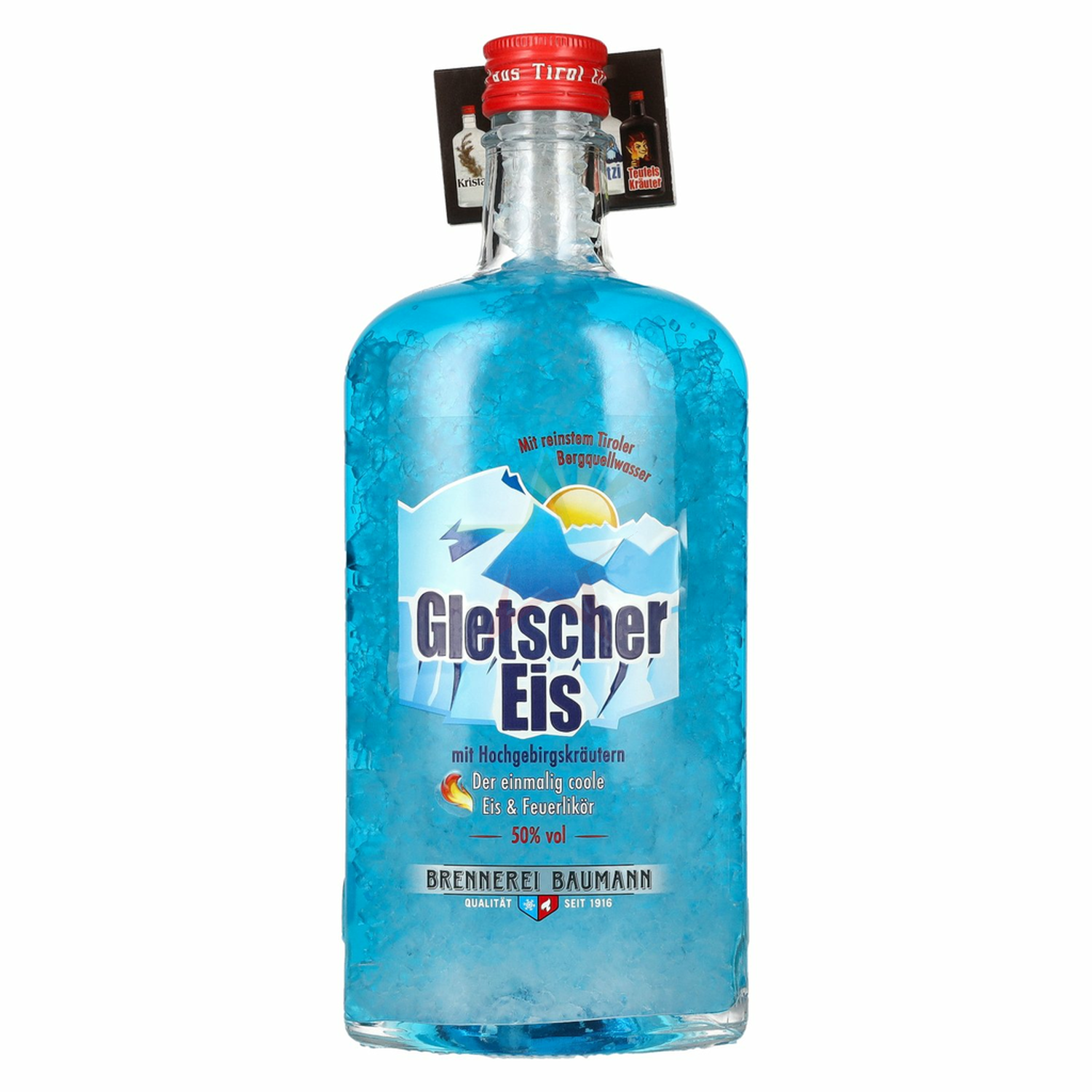 Baumann Gletschereis Eis & Feuerlikör - H&H Shop Liter 50 % 0,70