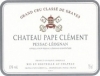 Chateau Pape Clement rouge Pessac Leognan - 2014